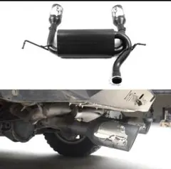 JEEP JK ラングラー 2本出し 10Φ マフラー パフォーマンスマフラー JEEP JK ラングラー 2本出し 10Φ マフラー パフォーマンスマフラー