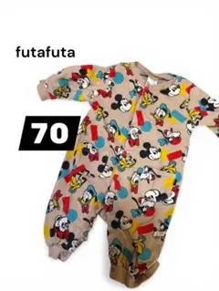 futafuta ミッキー柄ロンパース 70
