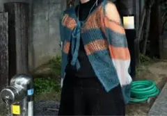 patchwork knit cardiganニットカーディガンのサムネイル