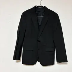 COMME CA MEN✨良品　テーラードジャケット　ストライプ柄　ブラック