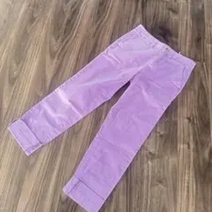 新品保管品　Gap ピンクパープル ロールアップ　ストレッチクロップドパンツのサムネイル