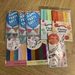 花紙・ガーランドキット・パーティー飾りセット
