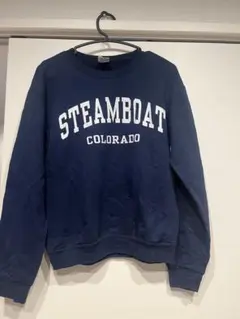 JERZEES カレッジ アーチロゴ スウェット S 紺 ネイビ