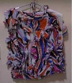 EMILIO PUCCI シルク プリント フリンジ 半袖ブラウス - メルカリ