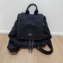 kate spade　黒リュック(中古品)