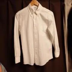 Brooks Brothers 長袖 ホワイト ボタンダウンシャツ
