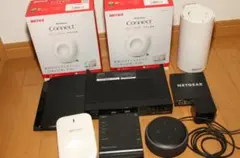 【片付け整理】無線LANルーター 中継機 まとめ売りのサムネイル