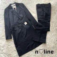 【美品】n♡line 佐々木希 ブラック 無地 セットアップ 3点セット 9号