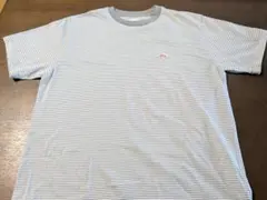 DANTON ボーダー 半袖Tシャツ グレー