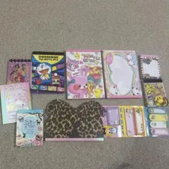 【平成レトロ】メモ帳&付箋セット　１０点