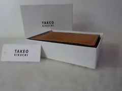 【新品/本物】TAKEO KIKUCHI 二つ折財布/キャメル￥19,800-