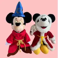 ミッキーマウス ファンタジア サンタ ぬいぐるみ セット ディズニーオンアイス