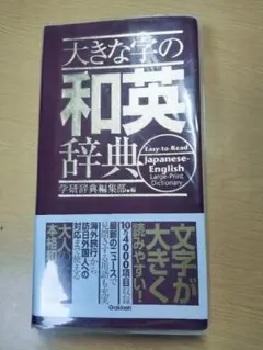 大きな字の和英辞典