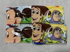 ミッキー☆トイストーリー フェイスタオル 4枚セット