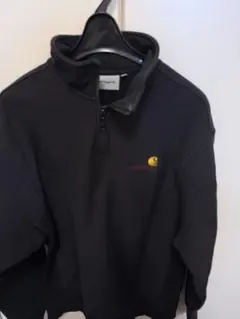 Carhartt ハーフジップ スウェット 黒