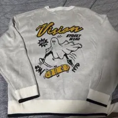 VISION STREET WEAR ゴーストプリント ニット M