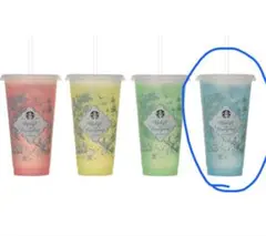 スタバ　カラーチェンジ　リユーザブルカップ　ブルー