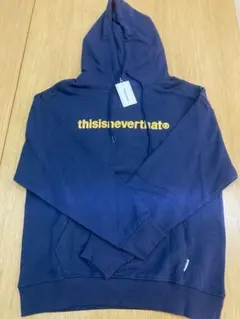 未使用thisisneverthat ネイビー パーカー M男女兼用 thisisneverthat パーカー T-Logo LT Hoodie メンズ レディース
