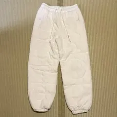 新品 ZARA ザラ 中綿入り キルティングパンツ ホワイト