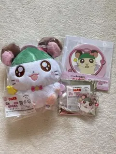 ハム太郎 キャラ福くじ Ｃ賞 ぬいぐるみ かぶるくんセット