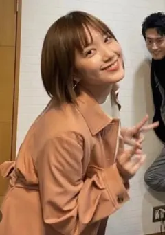 入手困難　★本田翼ちゃん着用★ ランバンオンブルー シャツジャケット