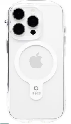 iFace MagSafe対応クリアケース&ストラップホルダーダブルリング