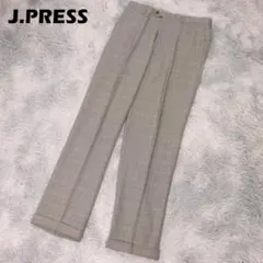 訳アリ✨J.PRESSジェイプレス✨スラックス　チェック柄　パンツ　サイズ８２のサムネイル