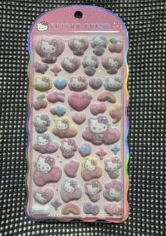 正規品　ハローキティ コットンパフィシール