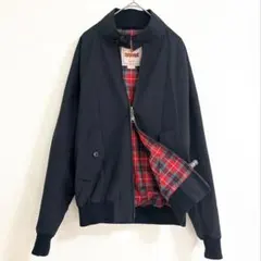 美品✨バラクータ G9ハリントンジャケット タータンチェック裏地 ネイビー 36のサムネイル