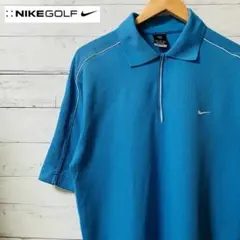 ナイキゴルフ NIKEGOLF 半袖 ポロシャツ ハーフジップ XLサイズ