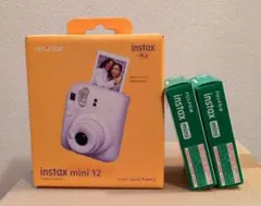 石*織様 instax mini 12 インスタントカメラ Lilac Purp