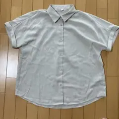 未使用品✨GU ベージュ 半袖シャツ XL
