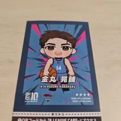 Bリーグ 金丸晃輔選手 B.LEAGUEチップス シール