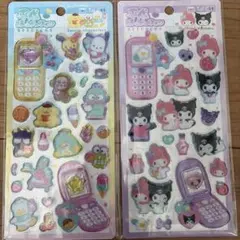 【正規品】平成はっぴーフォンシール　サンリオキャラクターズ　クロミ　マイメロディ
