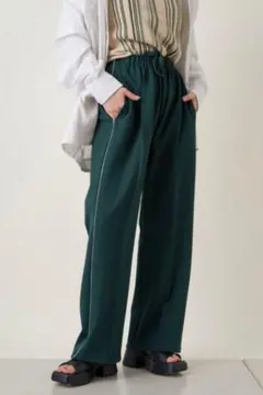 カスタネ WHIMSIC PIPING TRACK PANTS