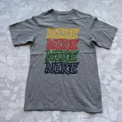 NIKE グレー Tシャツ ロゴプリント　Lサイズ