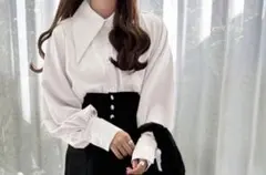 ブラウス　GRL オフホワイト