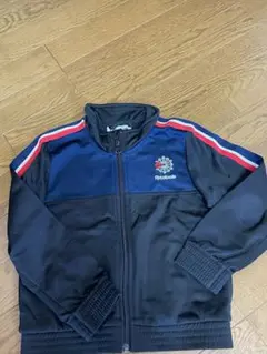 Reebok ジャージ 2XS (5-6Y) 黒/青