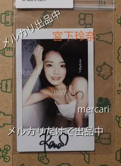 松島かのん 直筆 サイン チェキ ポラロイド グラドル ヤング