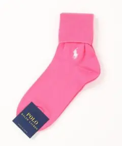 POLO RALPH LAUREN 折り返し クルーソックス 22-24cm