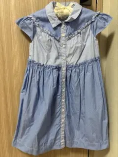 ボンポワン ワンピース ストライプ 4A 美品
