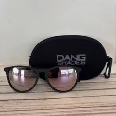 DANG SHADES サングラス マットブラックフレームミラーレンズのサムネイル