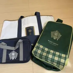 WAKU-WAKU トートバッグ・ポーチ 3点セット