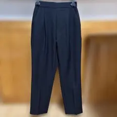 テーパードパンツ　ブラック、S