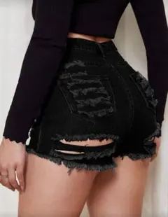 ハイウエスト ショートパンツ