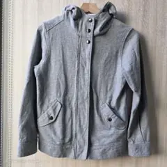 greenlabelrelaxing スナップボタン パーカー グレー 40