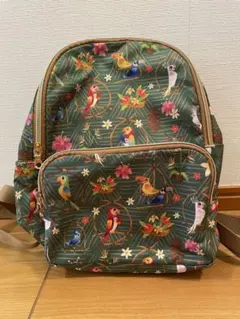桜様リクエスト 撥水加工オックス花柄リュック 大容量ハンドメイド 