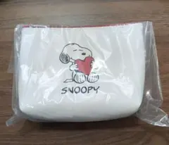 【新品】 DHC スヌーピーポーチ＆ミラーセット