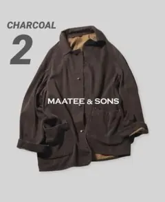 maatee&sons コットンシルクナイロン ヒッコリー カバーオール - メルカリ