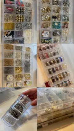 c*m様 ビーズ・アクセサリー材料　5パックセット